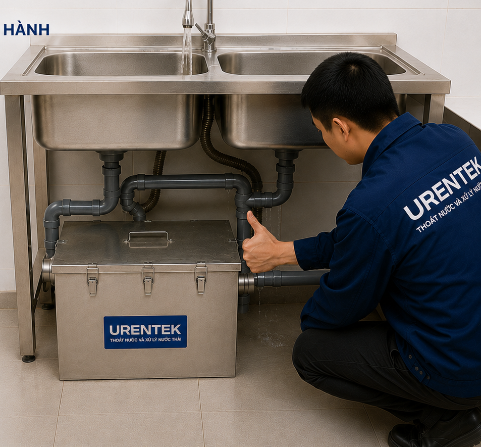 Hướng dẫn hoàn tất vận hành bể tách mỡ