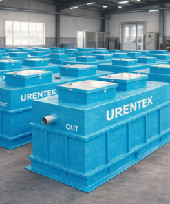 Bể tách mỡ composite 4m3 - xử lý dầu mỡ cho bếp nhà hàng và bếp công nghiệp