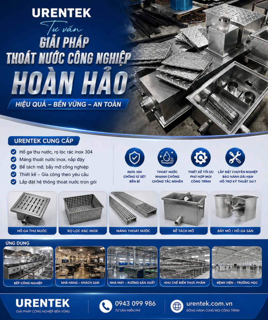 Gia công hệ thống thoát thải inox theo yêu cầu