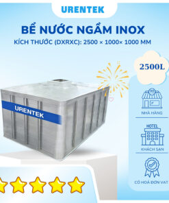 Bể nước ngầm inox 2.500l