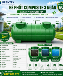 Bể Phốt Composite 3m3
